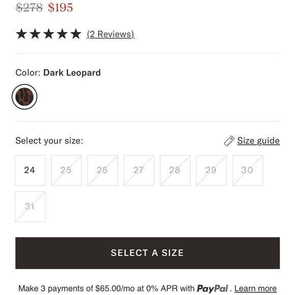 NEW LE JEAN Dark Leopard Utility Soft Barrel Jean- Size 31 - Picture 4 of 7